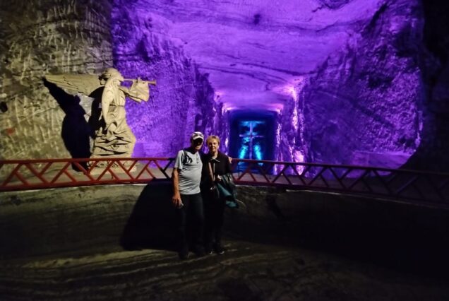 Guatavita Salt Cathedral Tour from Bogotá with native guide and local storytelling one side of the cathedral