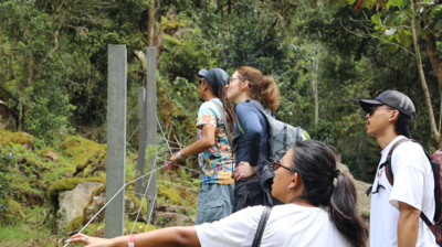 El agua enseña Chorrera Hike Tour Bogotá cascada El agua enseña Chorrera Hike Tour Bogotá cascada